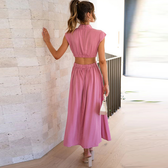 Lilia - Langes elegantes Maxikleid