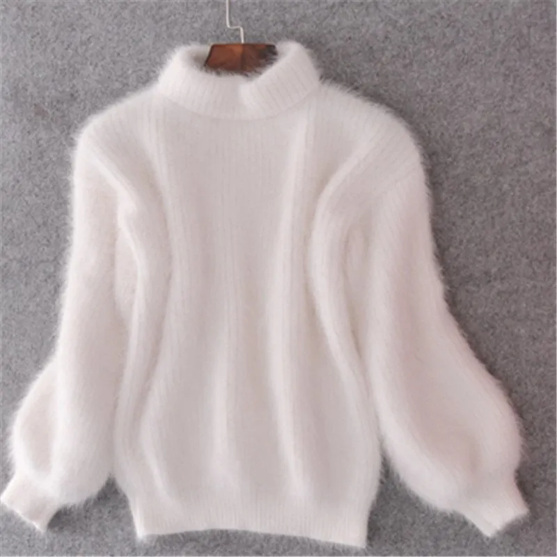 Lucia - Einfarbiger Strickpullover