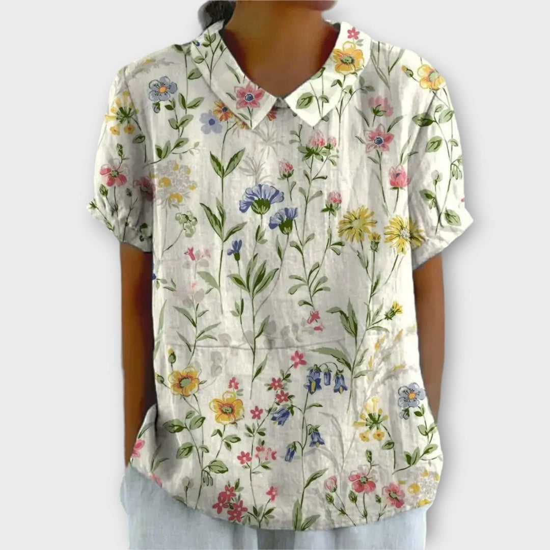 Emma™ Florale Bluse