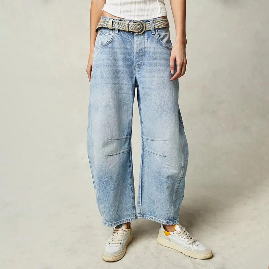 Hinke | Weit geschnittene Komfort-Jeans