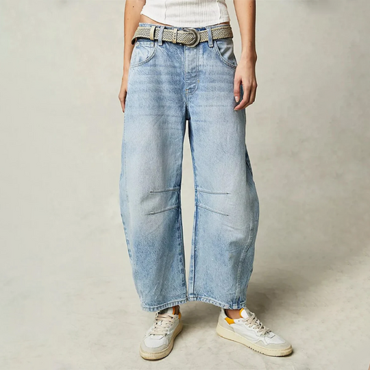 Hinke | Weit geschnittene Komfort-Jeans