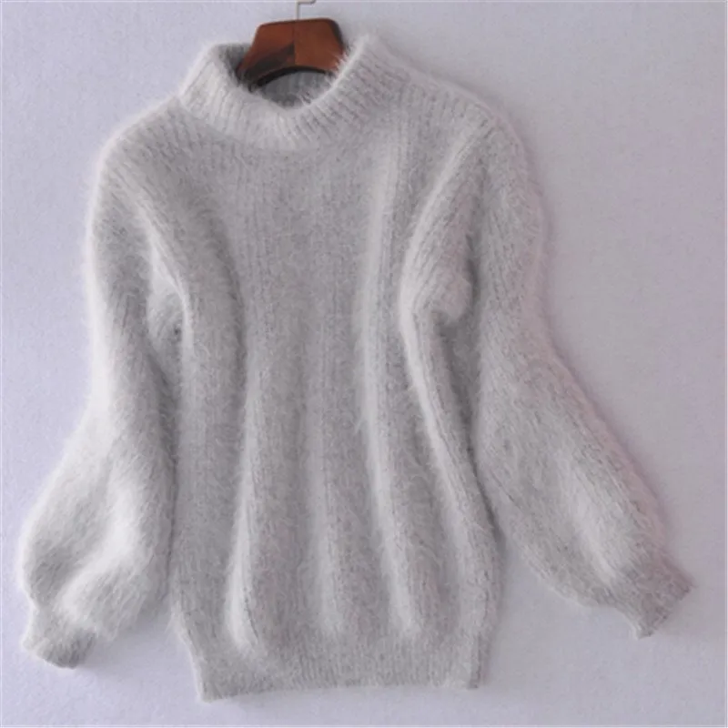 Lucia - Einfarbiger Strickpullover