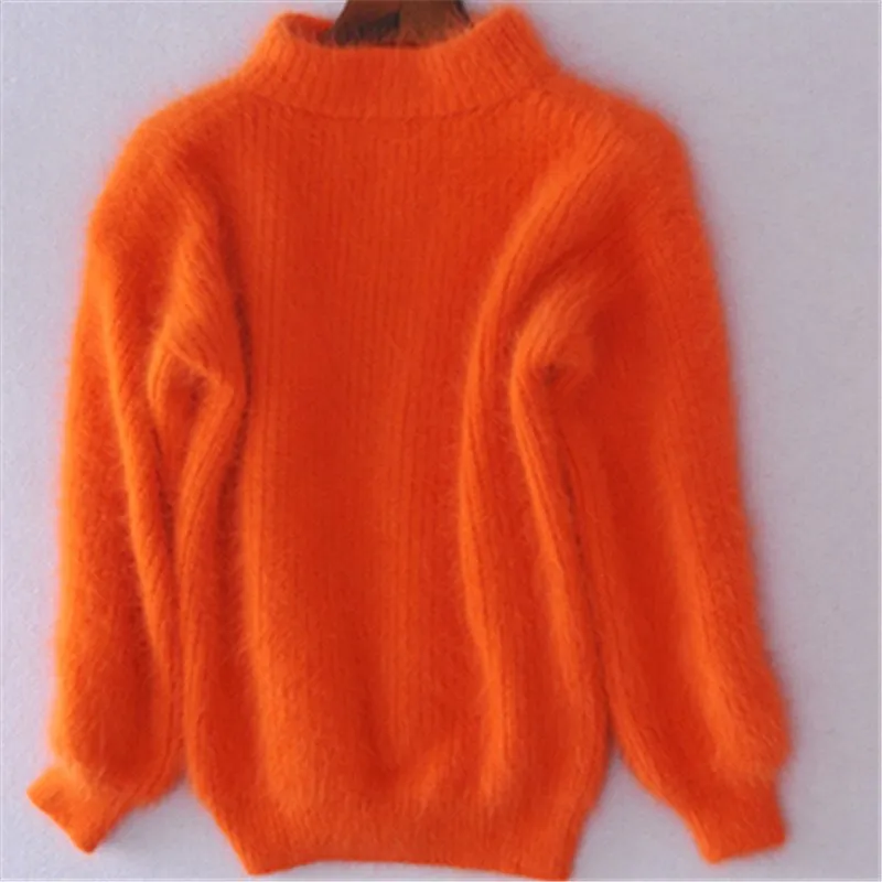 Lucia - Einfarbiger Strickpullover