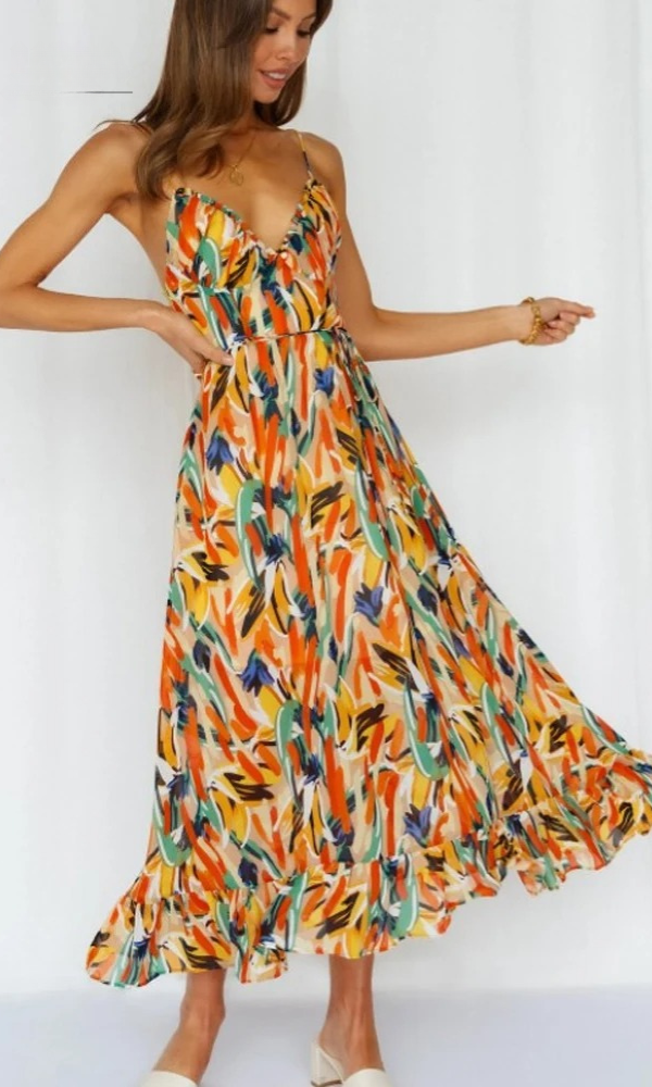 Diana | FARBENFROHES SOMMERKLEID