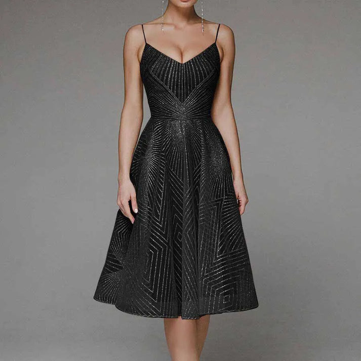 Barbara™ - Elegantes Kleid mit offenem Rücken