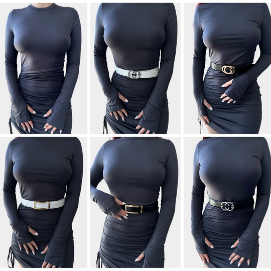 MAJESTICE BELT: Easy-Click Automatik Ledergürtel für Damen + GRATIS Geschenkbox