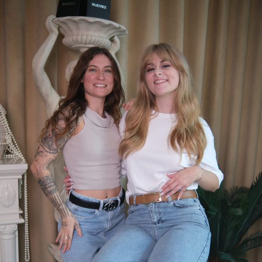 MAJESTICE BELT: Easy-Click Automatik Ledergürtel für Damen + GRATIS Geschenkbox