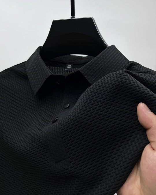 Alessandro™ - Wabenstrick-Poloshirt für Männer