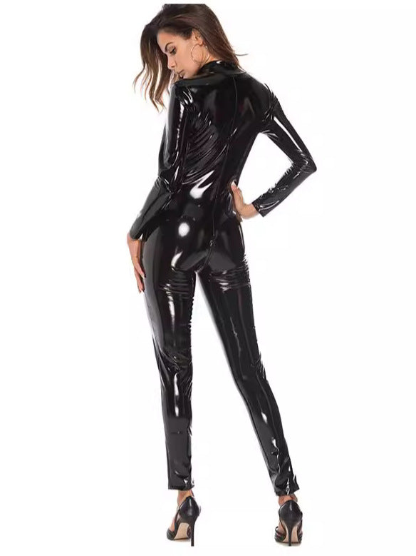 Hochtaillierte Leder-Leggings – Figurformend & Elegant