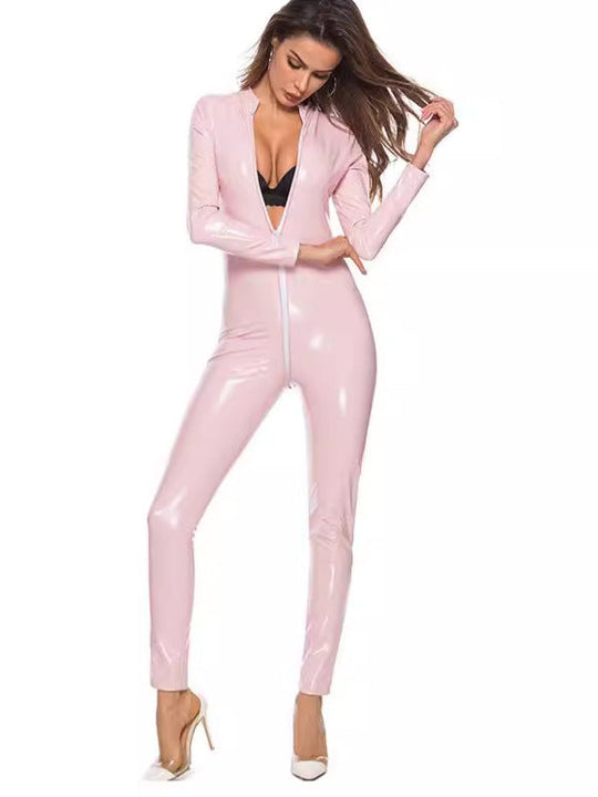 Hochtaillierte Leder-Leggings – Figurformend & Elegant