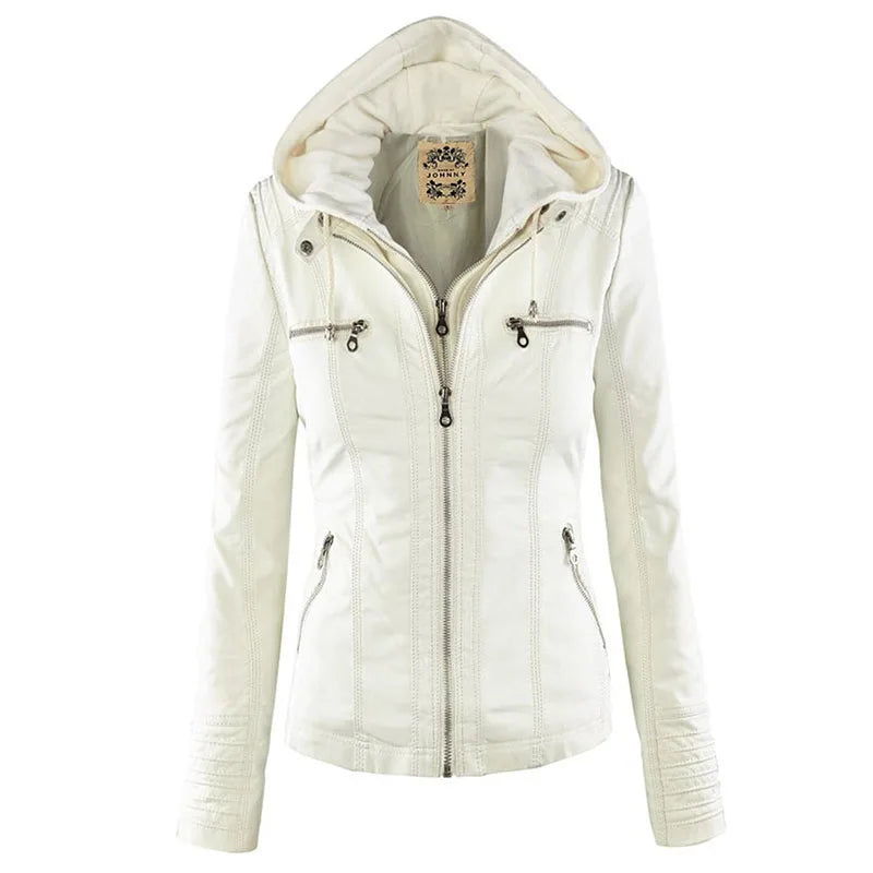 Angela - Elegante Lederjacke