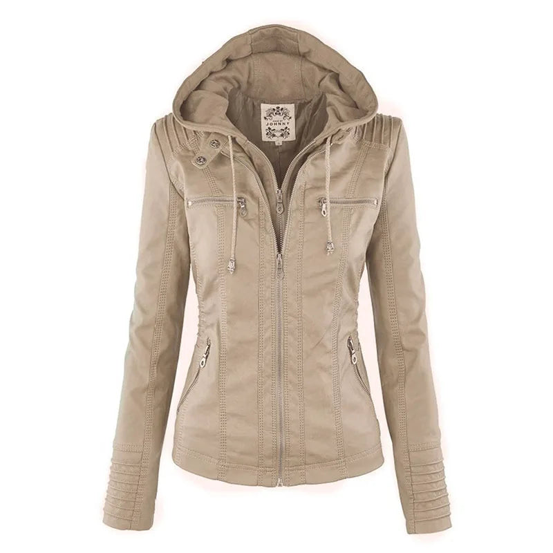 Angela - Elegante Lederjacke