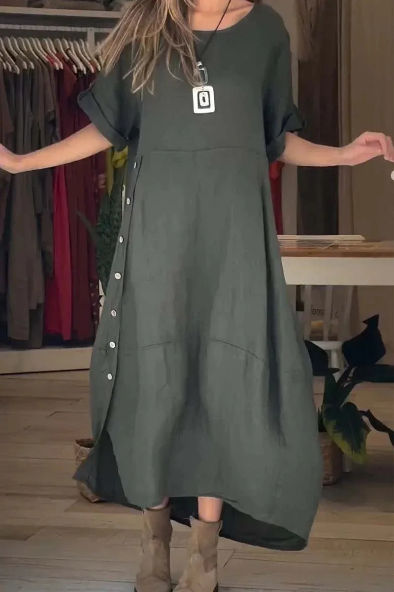 Zula - Women's Linen Cotton Dress