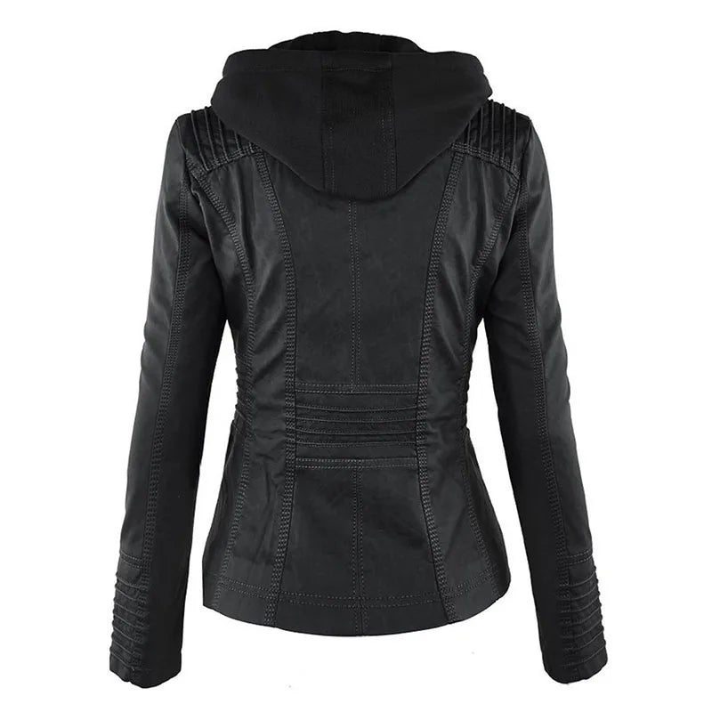 Angela - Elegante Lederjacke