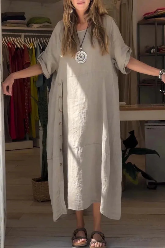Zula - Women's Linen Cotton Dress