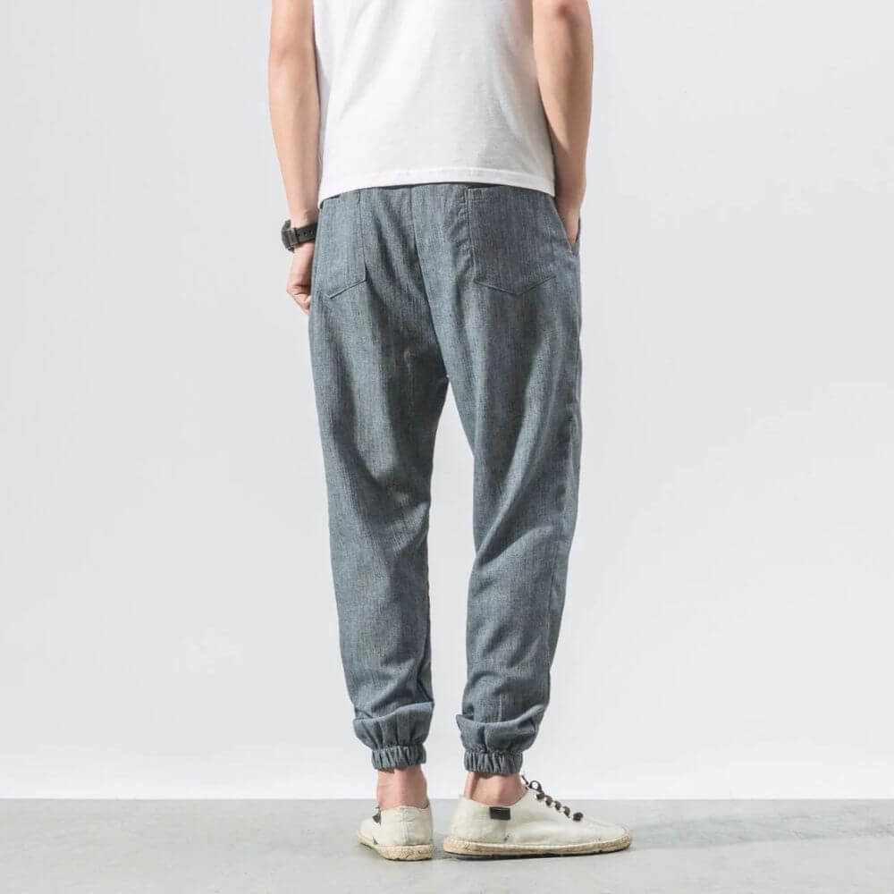 Archie | Leichte Komforthose aus Baumwolle und Leinenmaterial