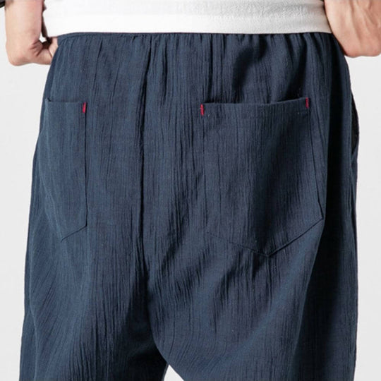 Archie | Leichte Komforthose aus Baumwolle und Leinenmaterial
