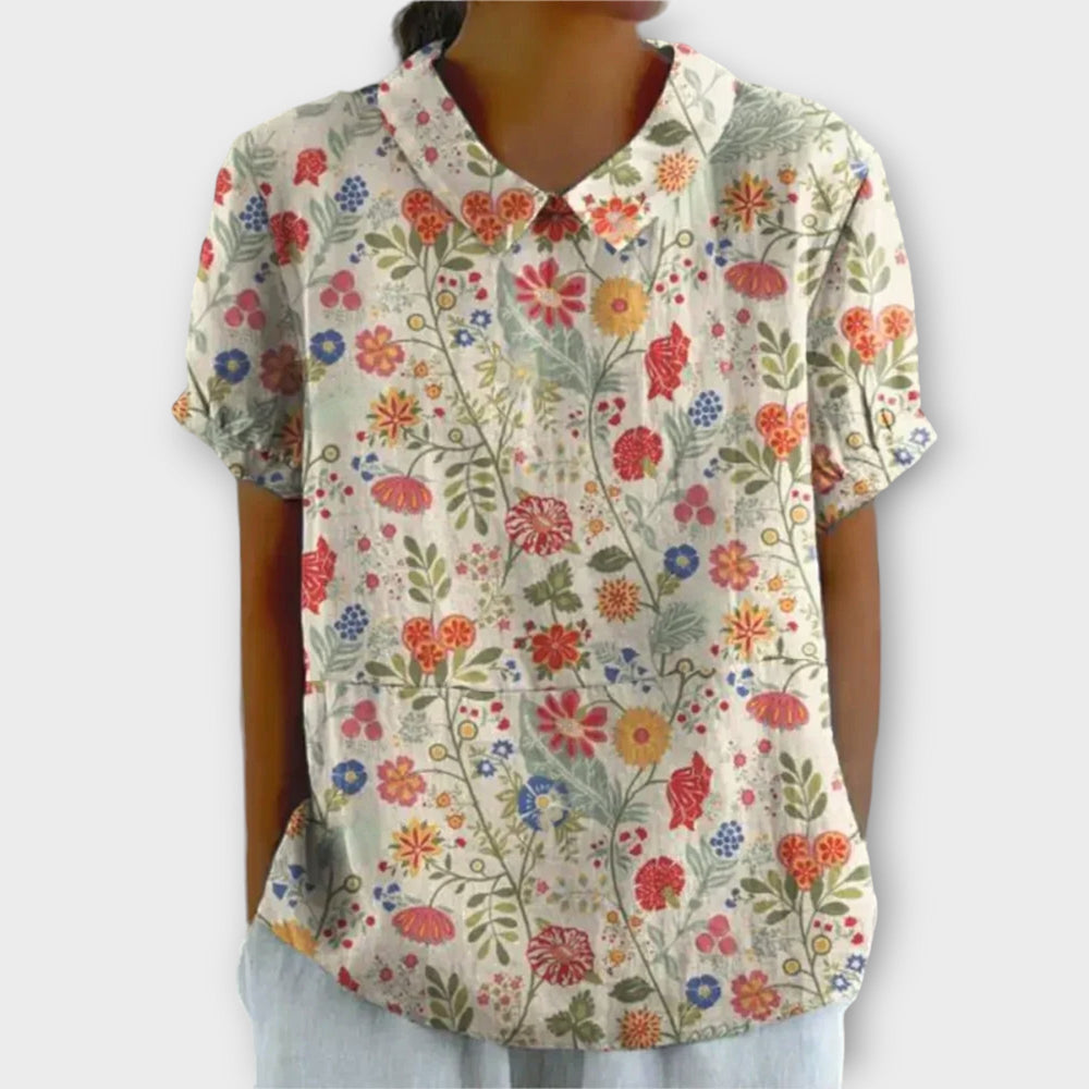 Emma™ Florale Bluse