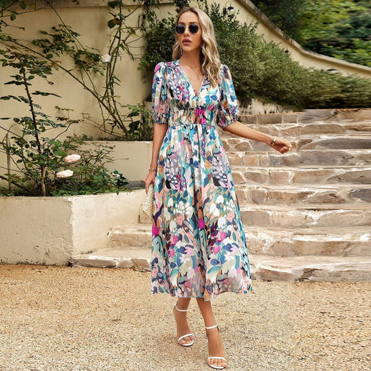 Joan - Schickes Blumenkleid