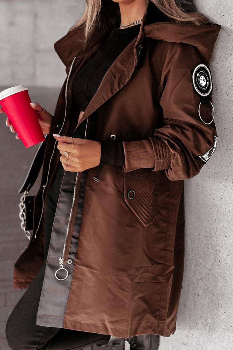 Winterparka mit Kapuze