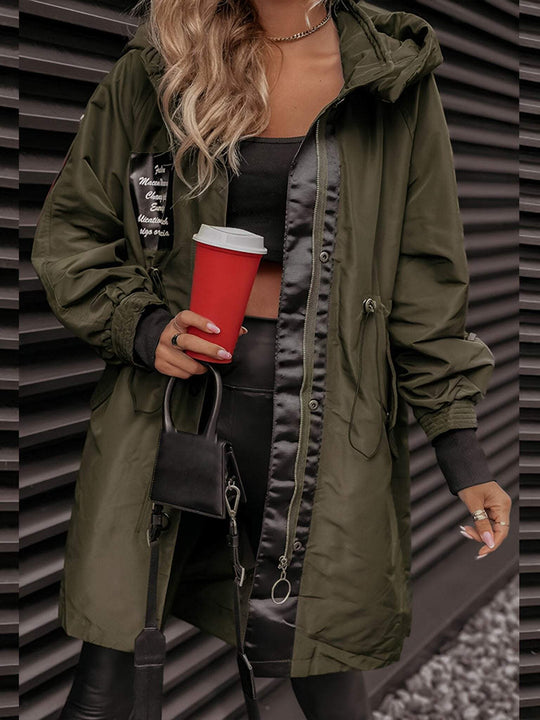 Winterparka mit Kapuze