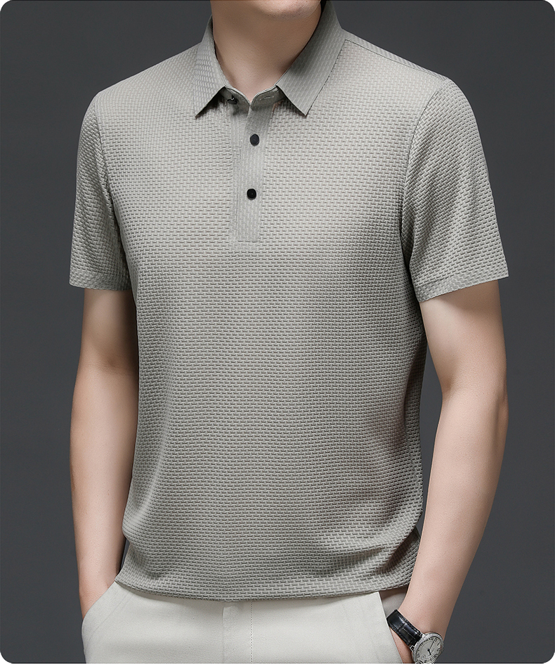 Alessandro™ - Wabenstrick-Poloshirt für Männer