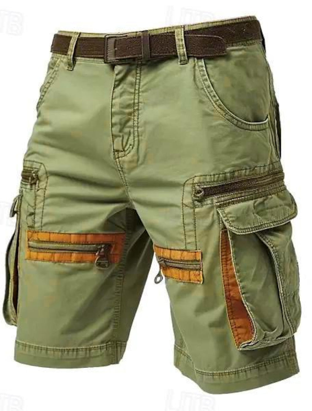 Elmer - Herren Cargo-Shorts mit Reißverschluss und mehreren Taschen