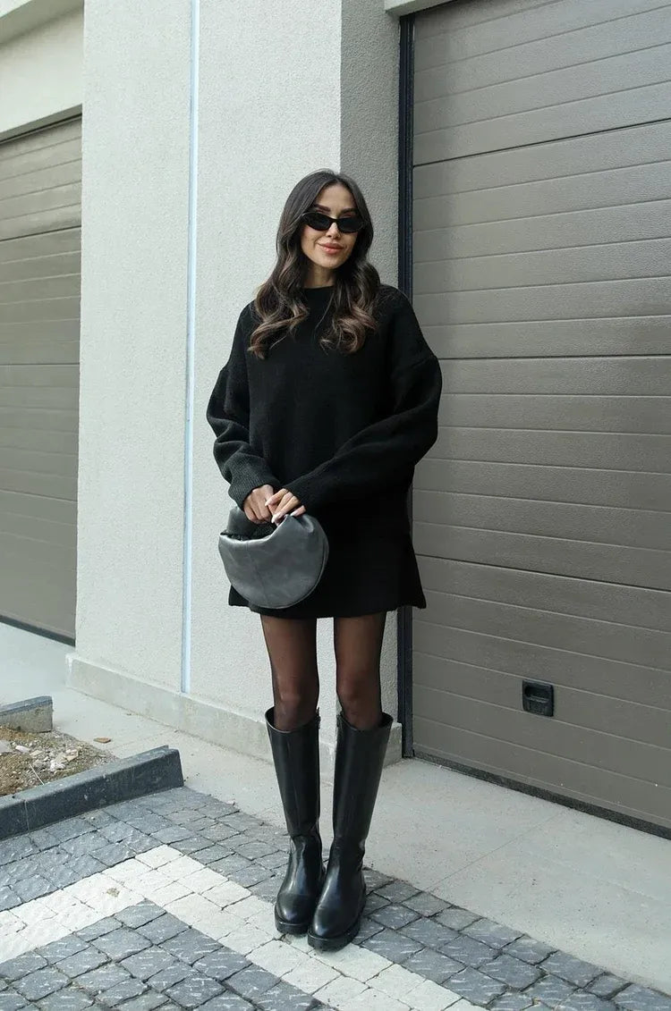 Helena - Strickrock Pullover Set (Top + Rock)