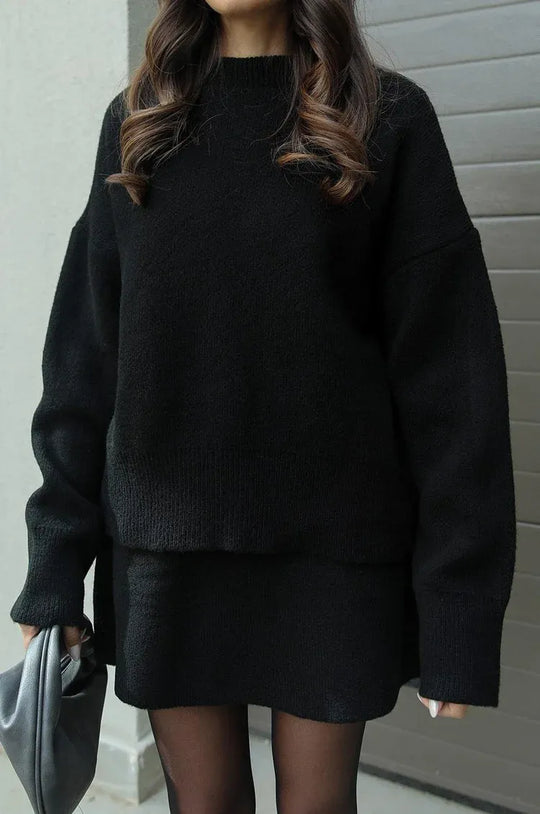 Helena - Strickrock Pullover Set (Top + Rock)