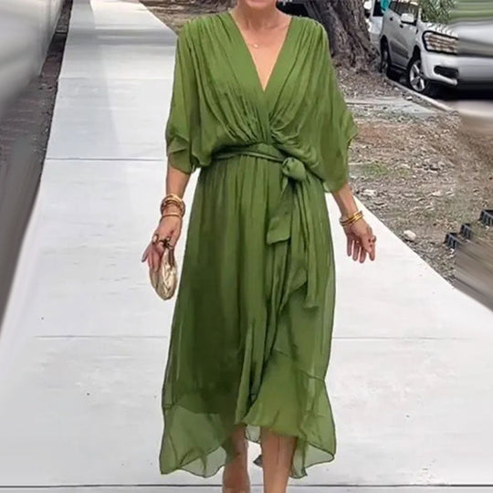 Petra - Fließendes Damen Maxikleid