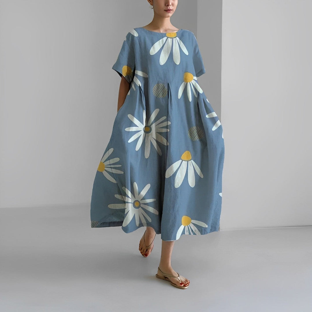 Sophie - Boho-Blumenkleid - Weites Kleid - Frühling